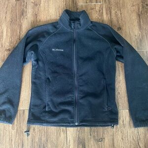 Columbia Midnight Black Full-Zip Fleece M